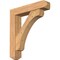 Ekena Millwork Legacy Craftsman Smooth Bracket w/ Offset Brace, Western Red Cedar, 7 1/2"W x 36"D x 40"H BKT0806X36X40LEC04SWR - alternate 1
